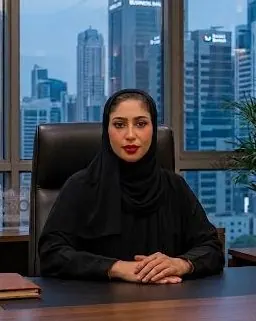 Portrait of Ms. Al Zadjali, Chief Financial Officer